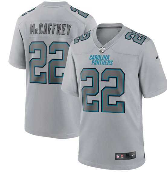 Men's Carolina Panthers #22 Christian McCaffrey Gray Atmosphere Fashion Stitched Game Jersey Dzhi,We sell and wholesale Men's Carolina Panthers #22 Christian McCaffrey Gray Atmosphere Fashion Stitched Game Jersey Dzhi on line form chian!